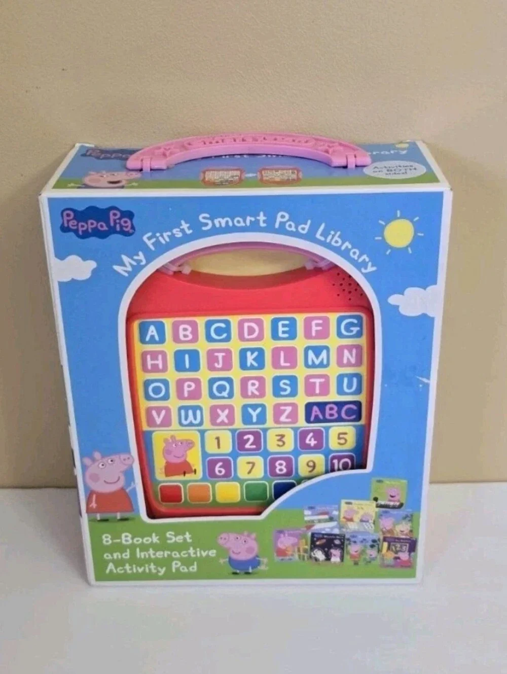 Peppa Pig - My First Smart Pad Library - Interactive Activity Pad and 8-Book Set